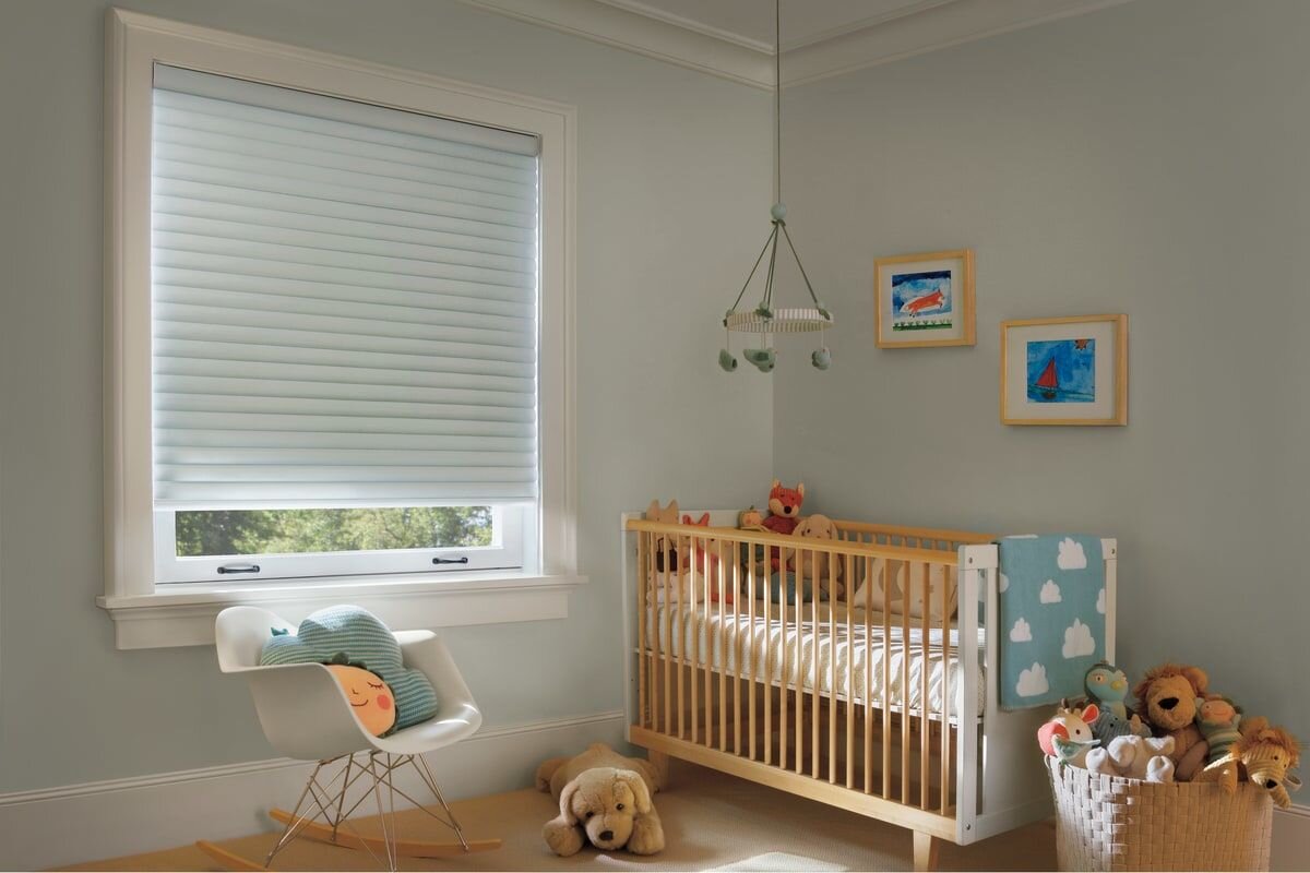 shades for the baby's room