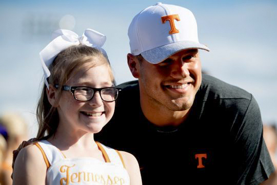 One of the Legacy Project’s Tennessee winners, Molly Stephens with Colton Underwood.