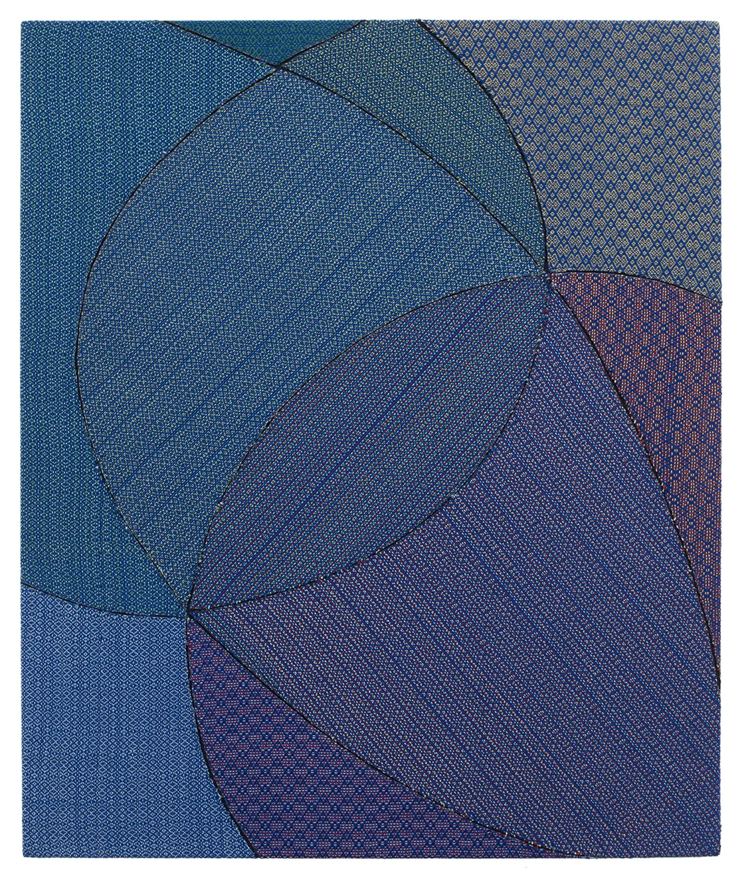 Phase II , 2016 Hand woven and sewn linen 36 x 30 inches