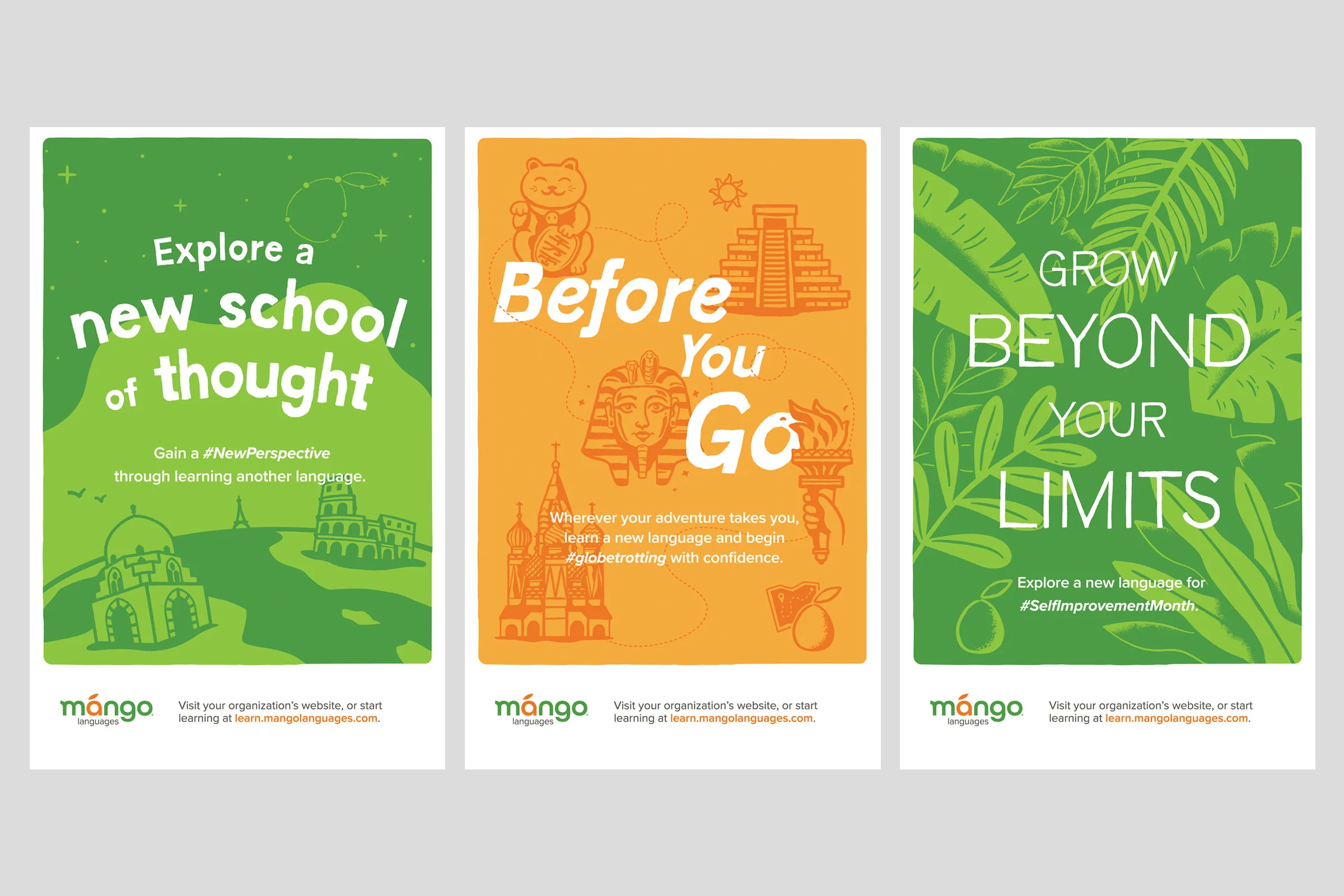 Summer Posters for July, August, September