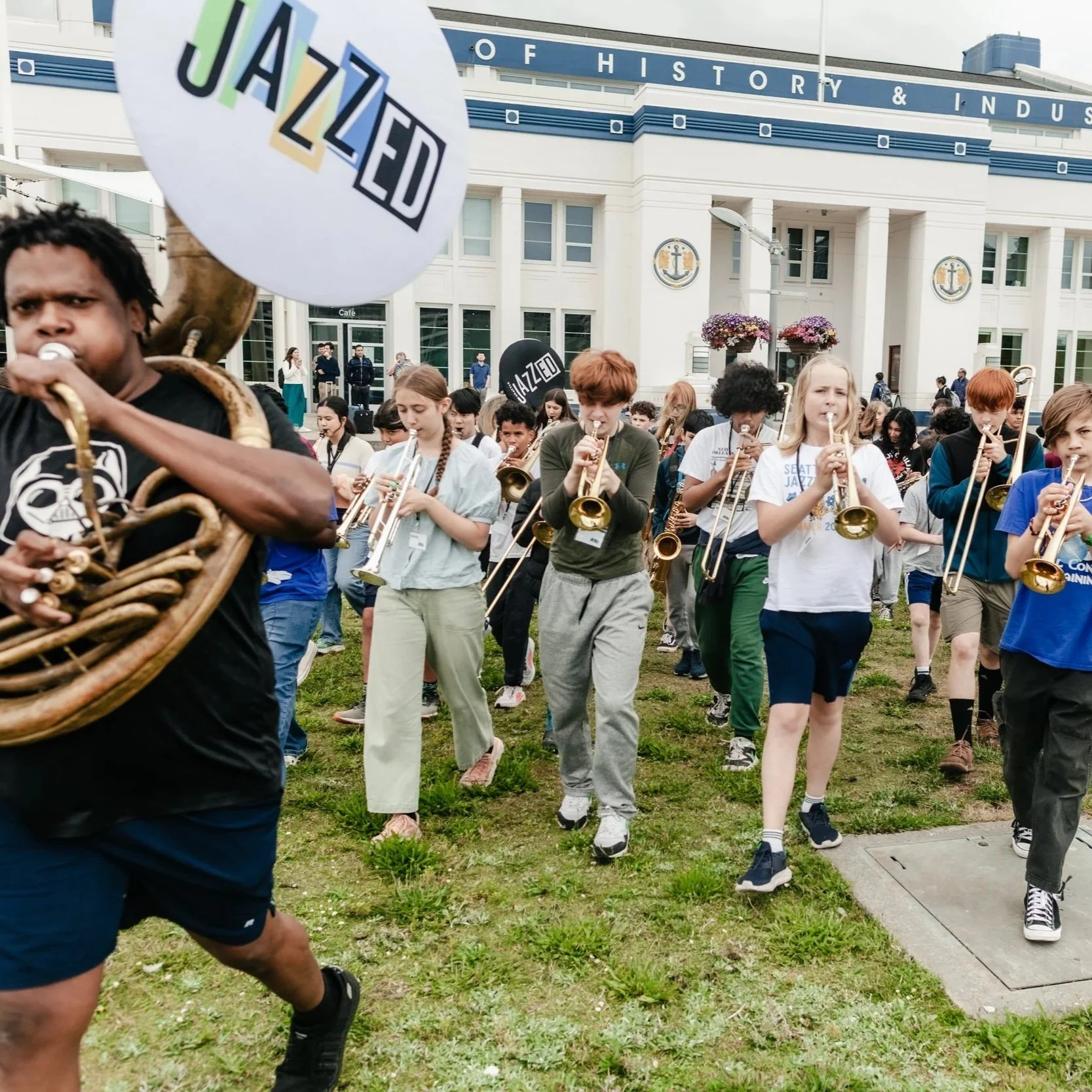 Seattle JazzED at the Torchlight Parade