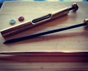Common shonishin tools. (Tools are lightly tapped or brushed against the skin and not inserted)