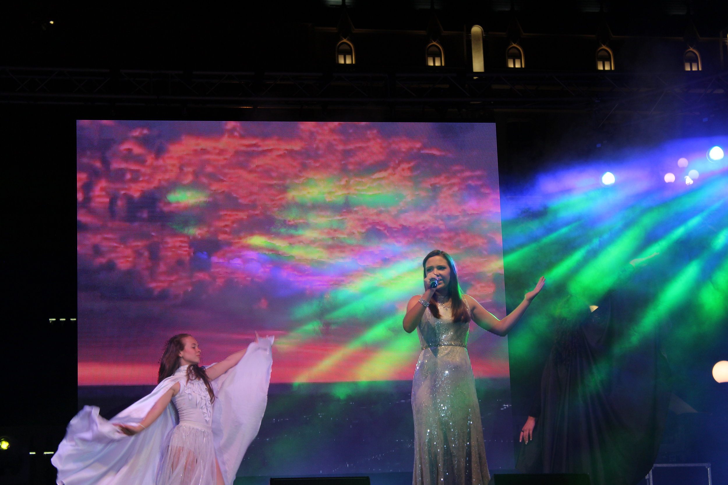 Performing 'Time To Say Goodbye'