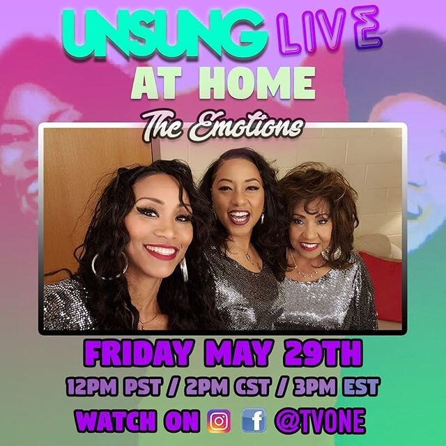 This is truly the life of an edutainer: educator and entertainer. Tomorrow t The New Emotions perform live on @tvonetv IG Live at 12 PM PST. You will not want to miss the fun we bring you from our AtHome Concert💞🎶💞💋
#yougotthebestofmylove #TheEmo