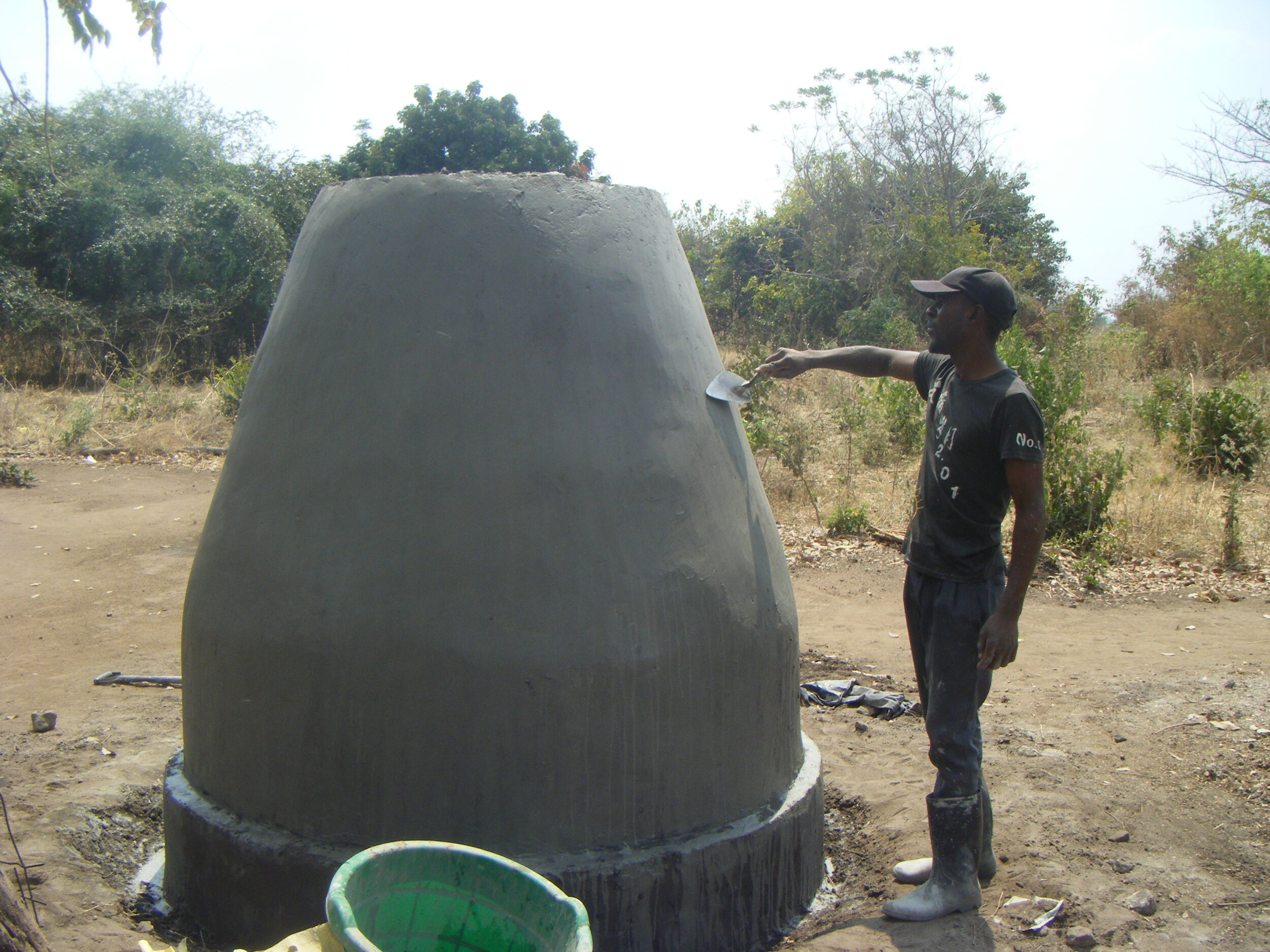 Construction of a new ele-safe grain store