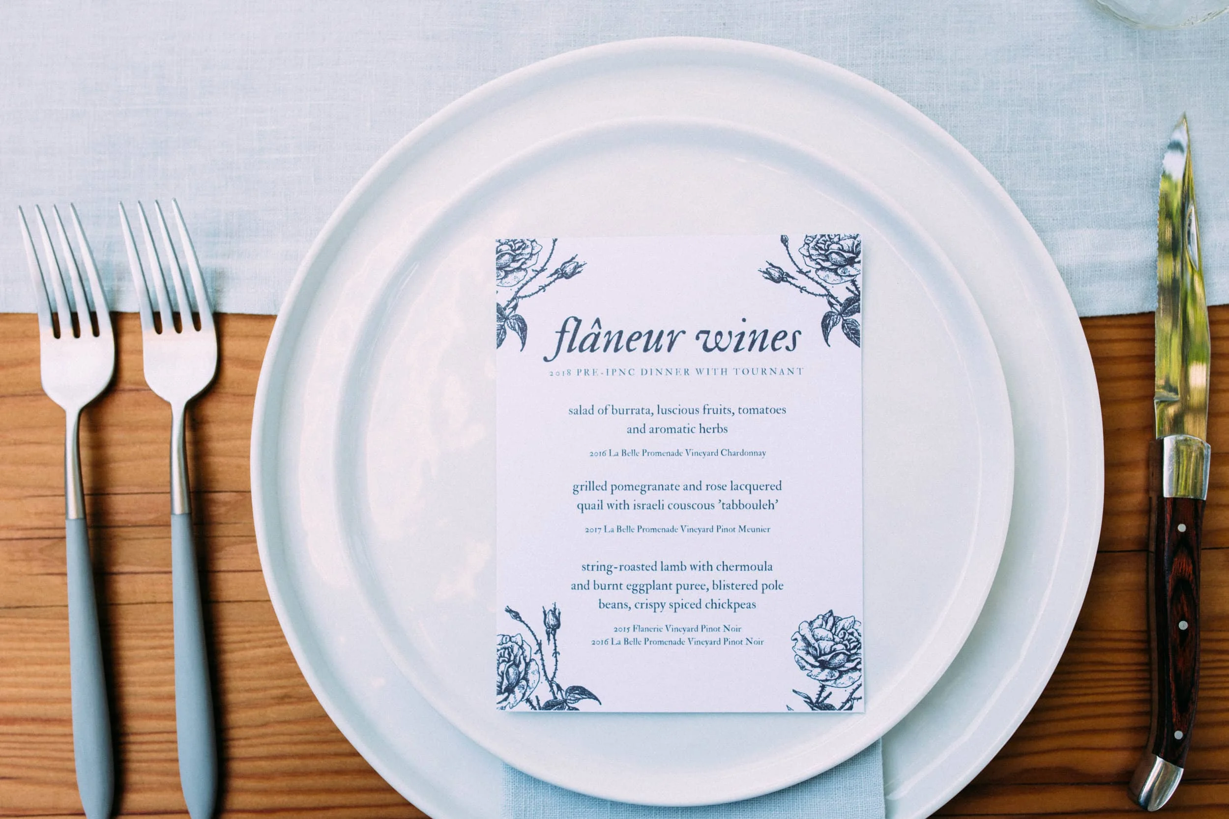 Pre-IPNC Feast in the Vineyard with Flaneur Wines