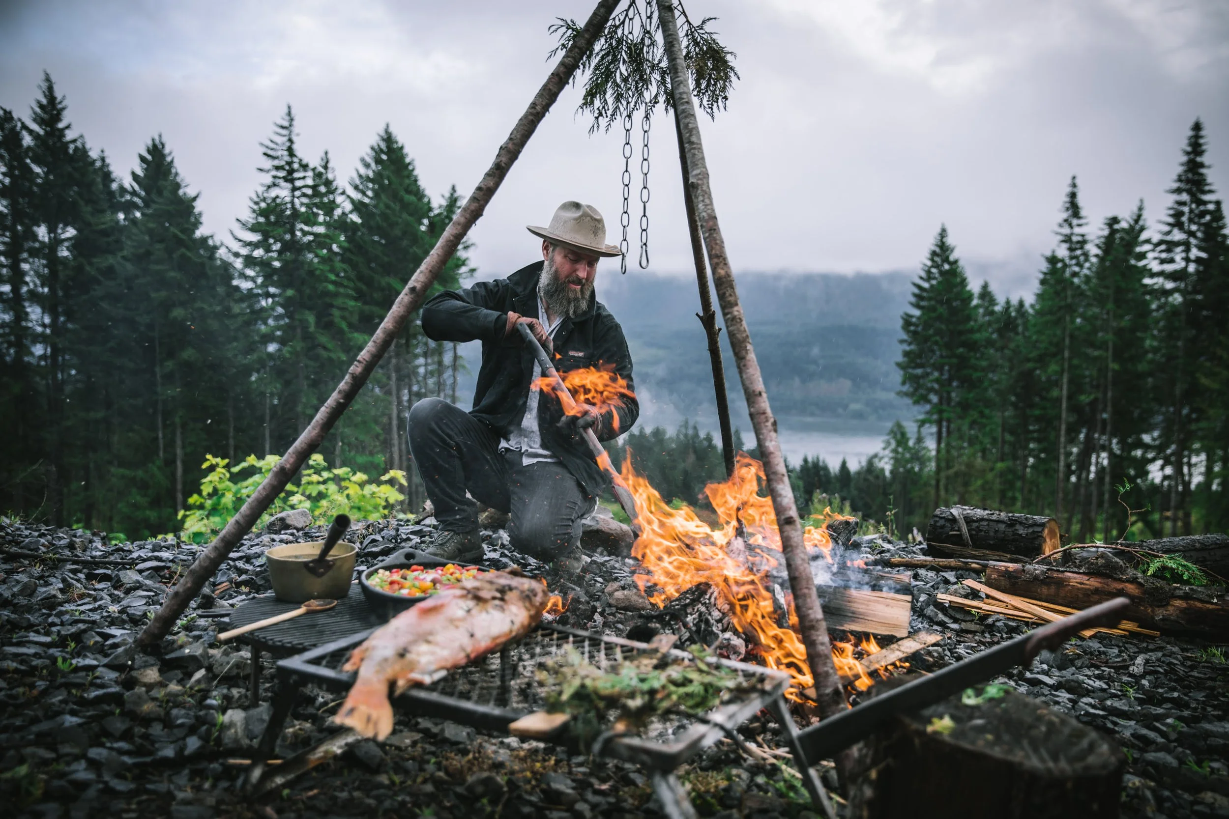 PNW Open Fire Cooking Retreat @ Saltwater Farm