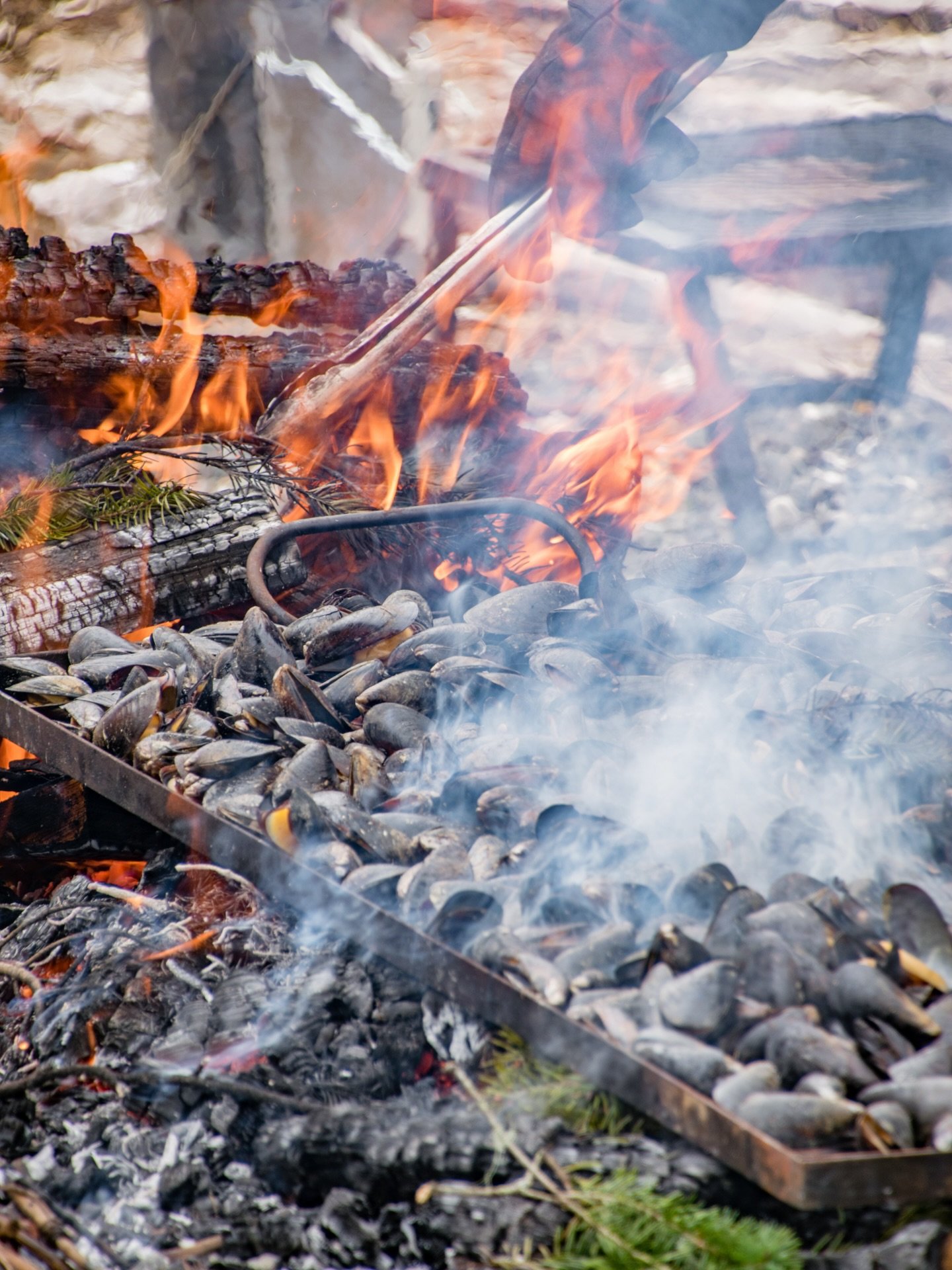 &Eacute;clade de Moules 🔥 Sunday, June 14 @coopermountainvineyards 🌊 Join us for some fire, brine and wine in the sunshine amongst the vines (someone loves alliteration 😆) at Cooper Mountain Vineyards&rsquo; Newberg estate. We&rsquo;ll be lighting