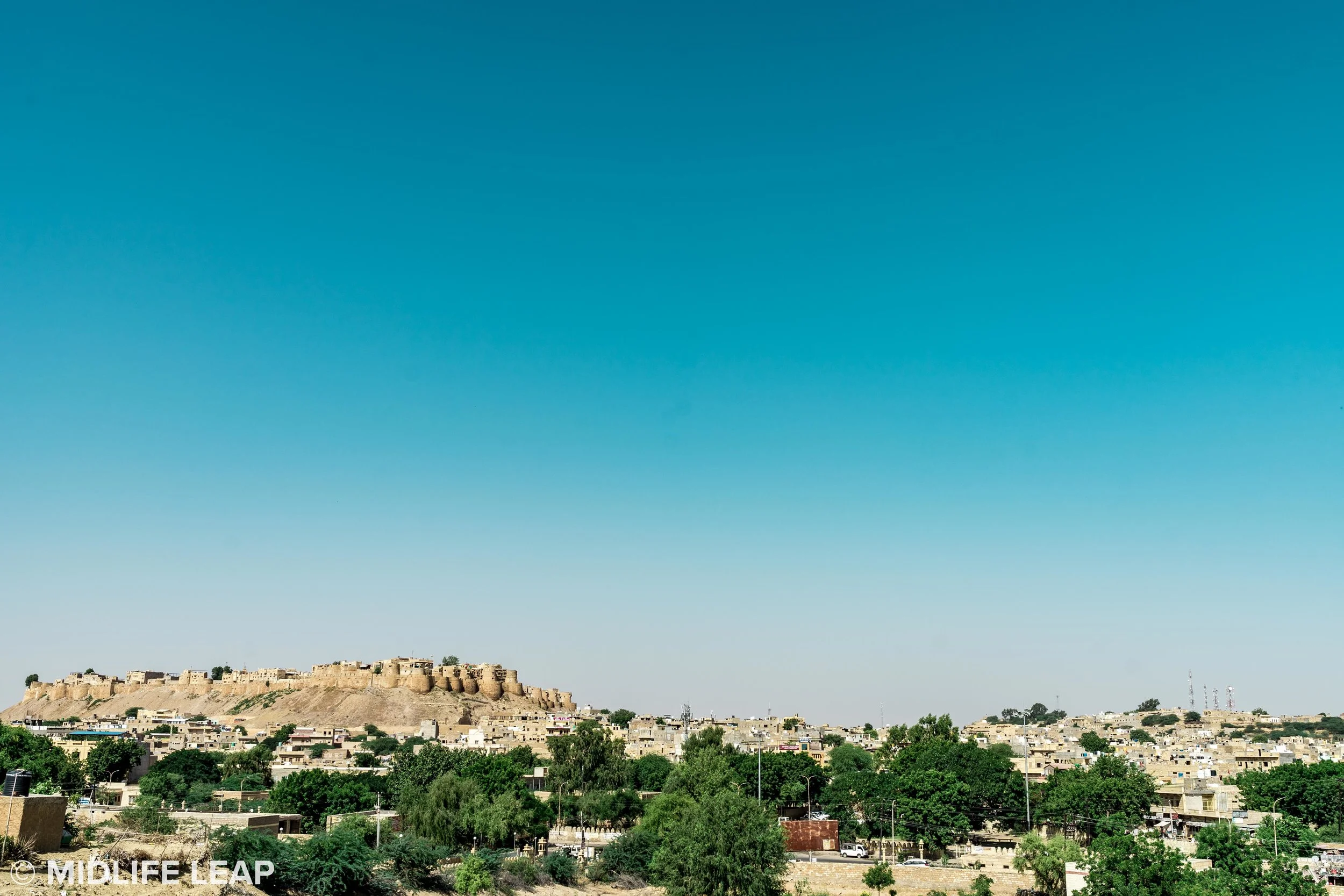 Jaisalmer Fort in the distance