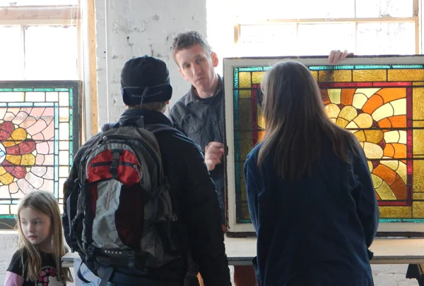 Setting repairs in motion on the second Cambridge window