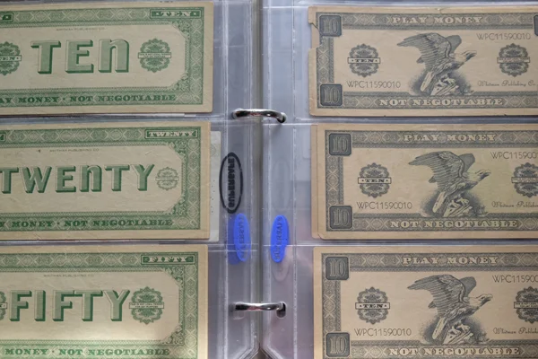 Some classic play money from about 1965.