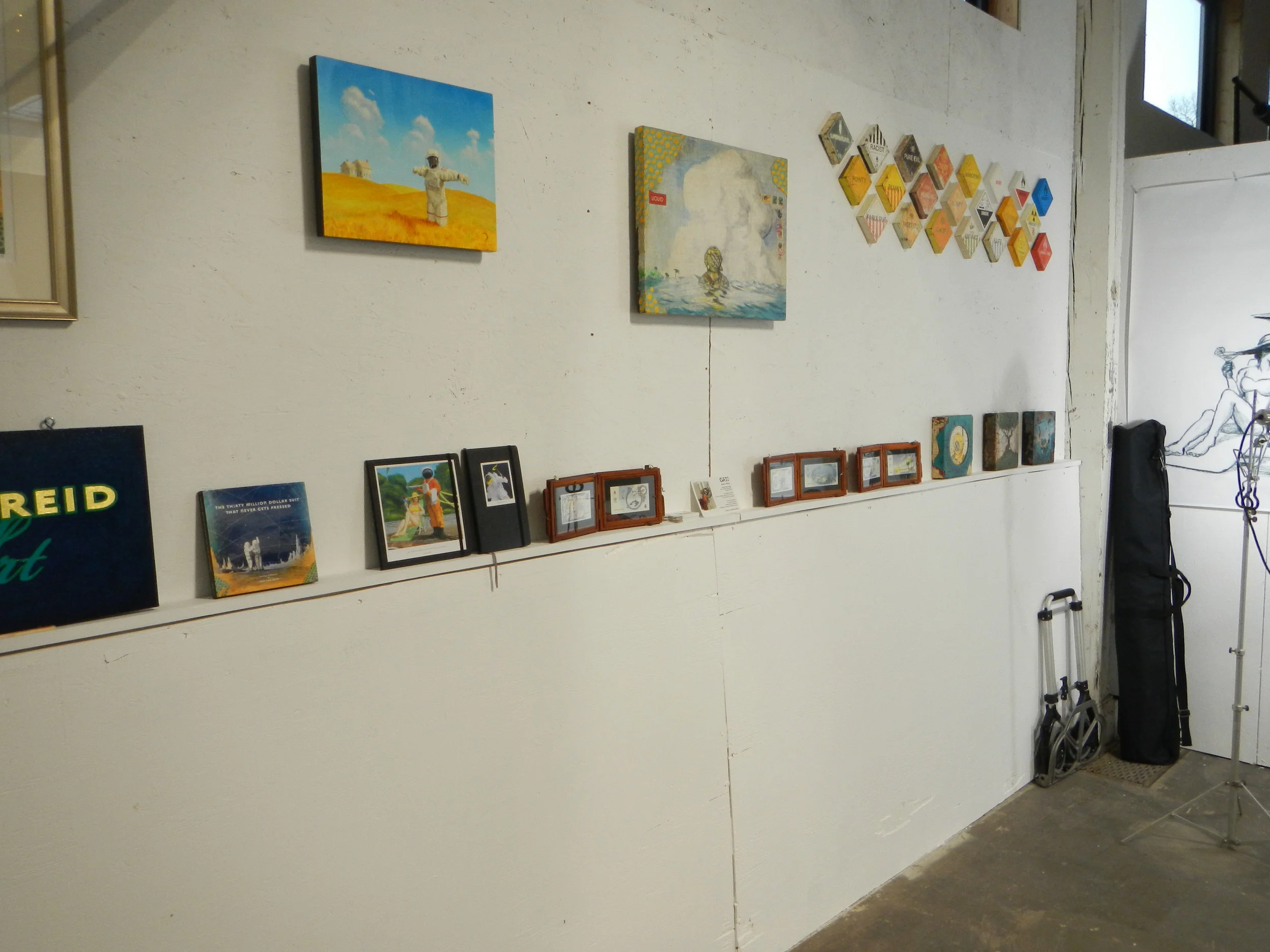 With some art on the walls, the space starts to look a little more lived in.