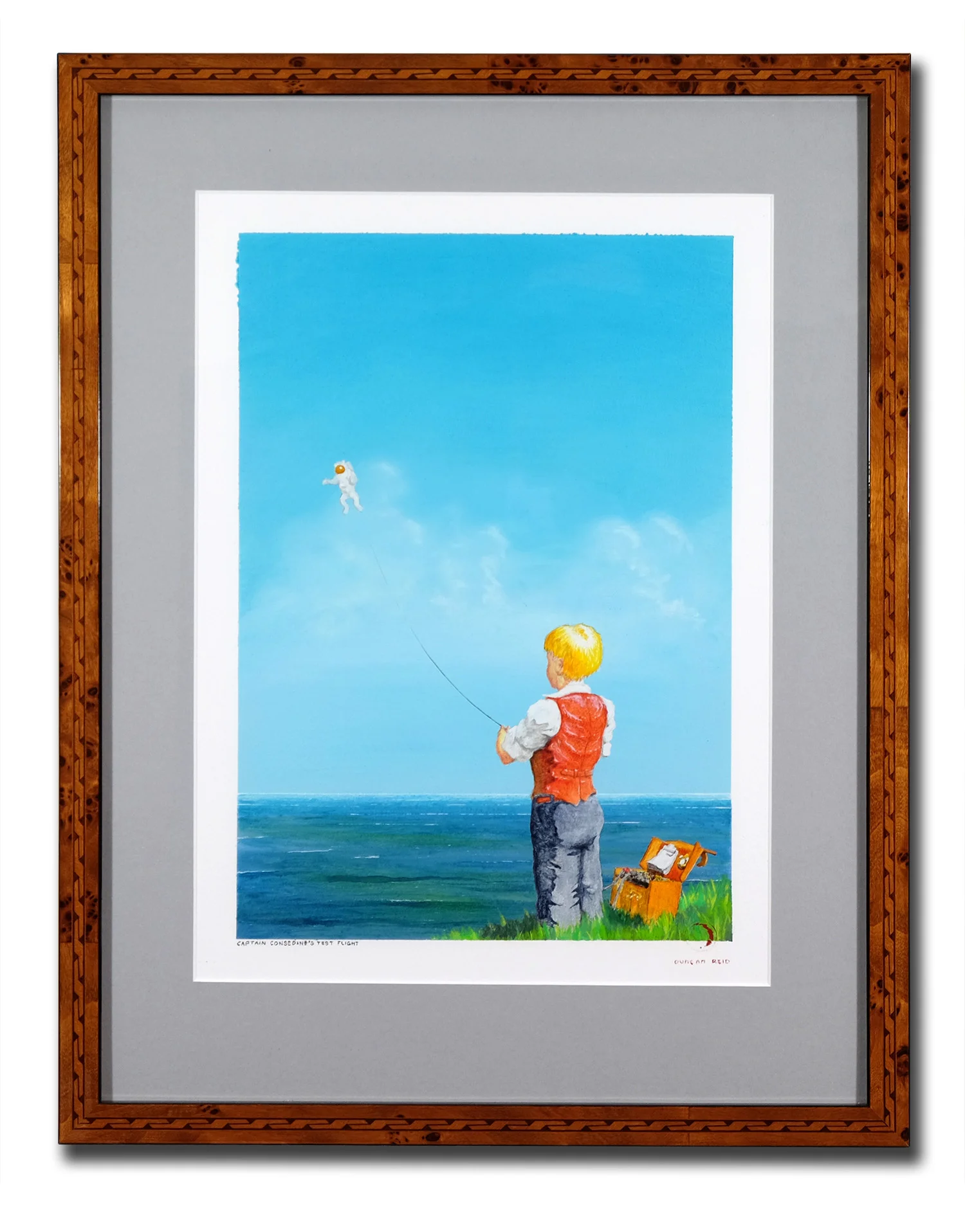 I also won Third in the oils category for CAPTAIN CONSEDINE'S TEST FLIGHT (oil on paper). We met some really talented people and saw some excellent art!