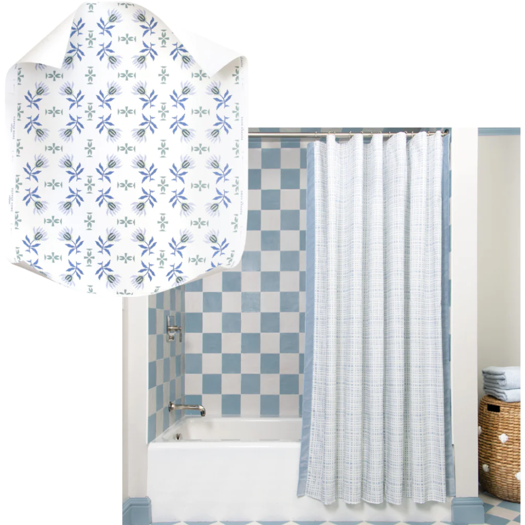 Pepper Home, Designers' Shower Curtain Styling Picks