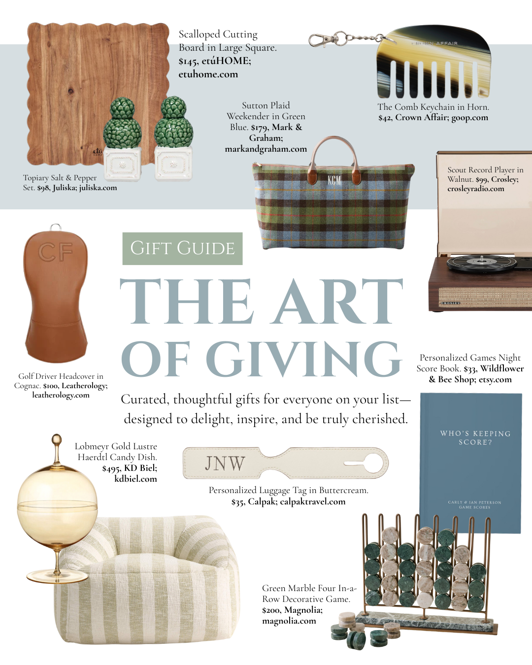 The Art of Giving: A Designer-Curated Holiday Gift Guide for Everyone on Your List