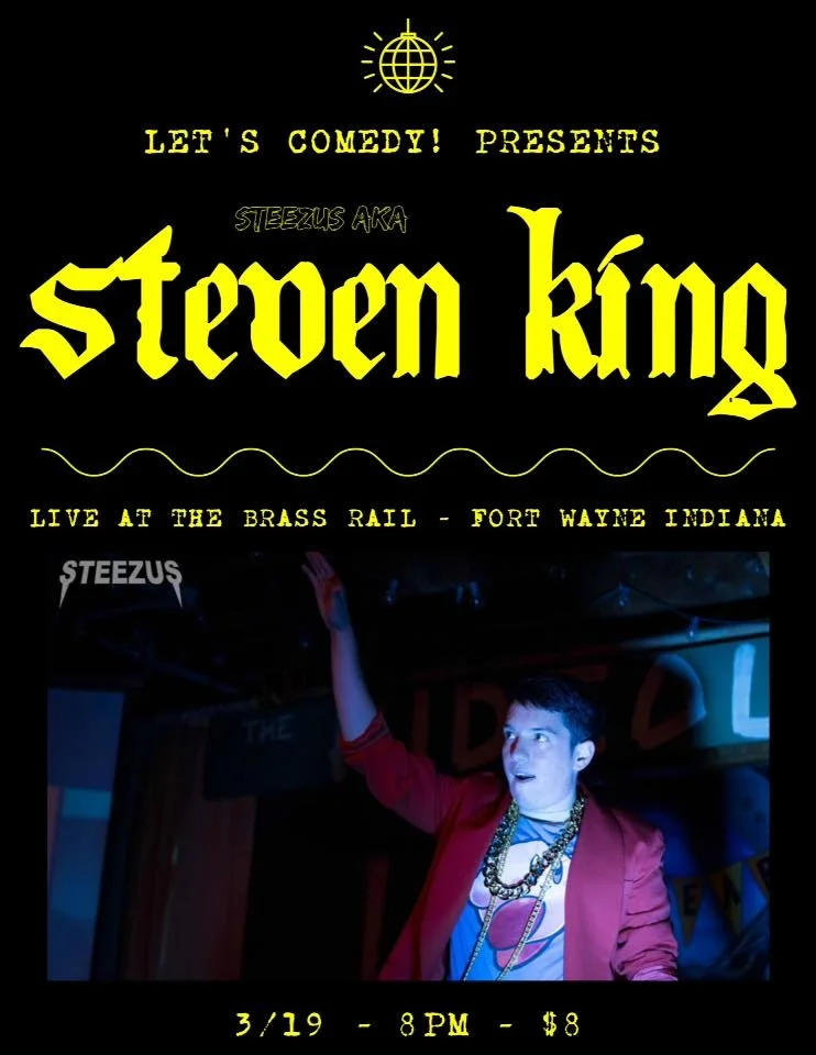 STEVEN KING LIVE @ The Brass Rail!