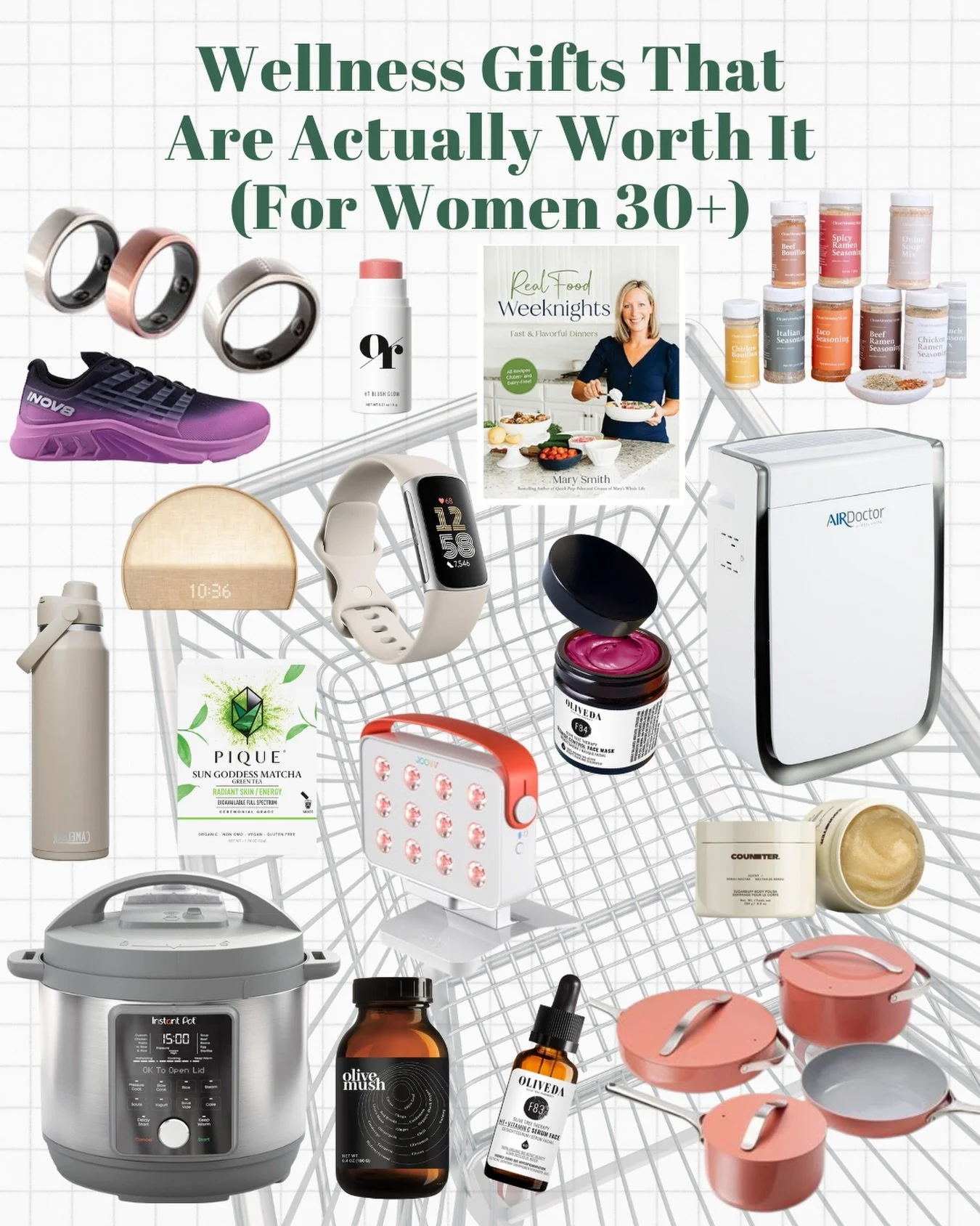 If it supports strength, better sleep, glowing skin, more energy, or just basic sanity&hellip; it&rsquo;s in this guide. 🤍

These are my worth-it wellness finds for women 30+ &mdash; the beauty, skincare, fitness, and cooking tools I use constantly 