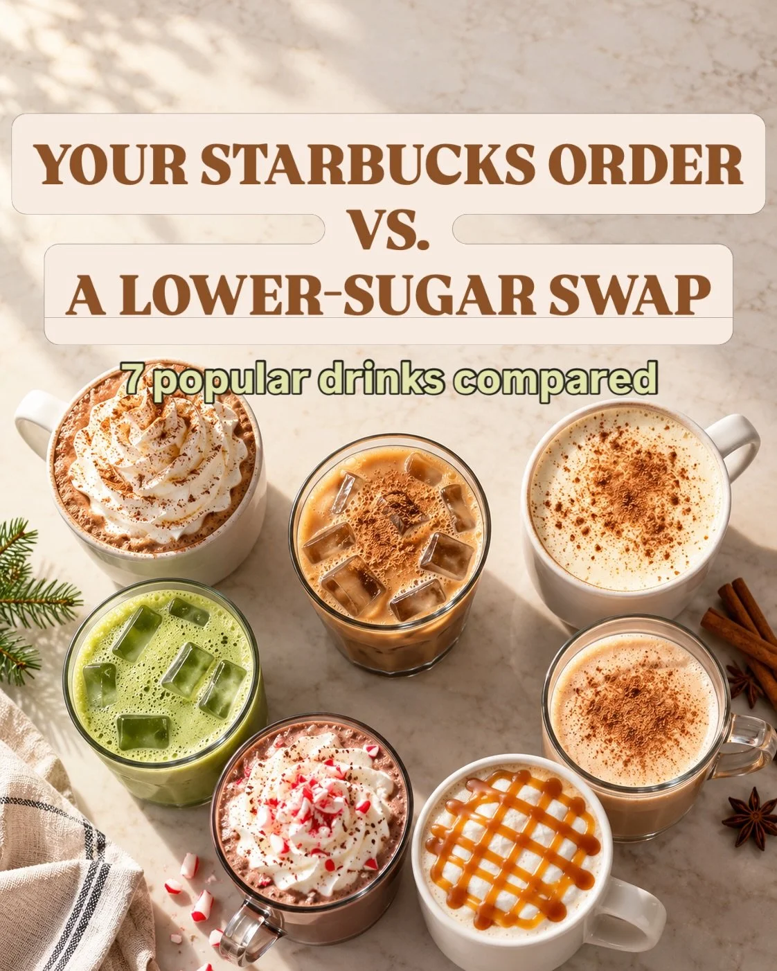 ☕️ Your favorite Starbucks drink might have more sugar than you realize!

Over the weekend, I shared how much sugar is in a Pumpkin Spice Latte, and WOW&hellip;you guys had thoughts! 😂 So I thought it would be fun to put together a few comparisons.
