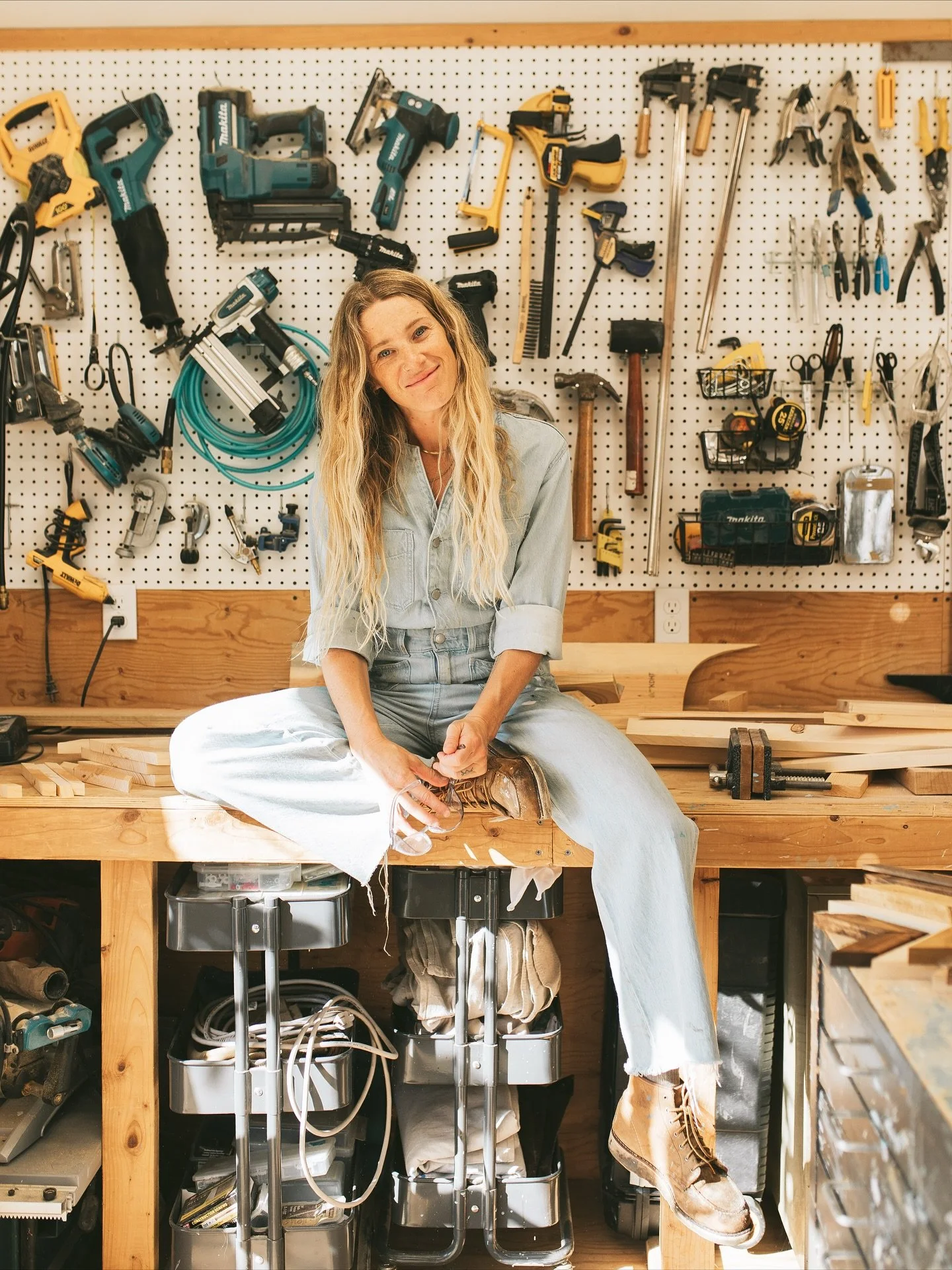 Thank you to @emilycapisciolto for capturing me in my element so beautifully. 💛

This little backyard studio has been such a little creative haven for me &mdash; given me the space to make my messes and leave them in flow, to make art in between nur