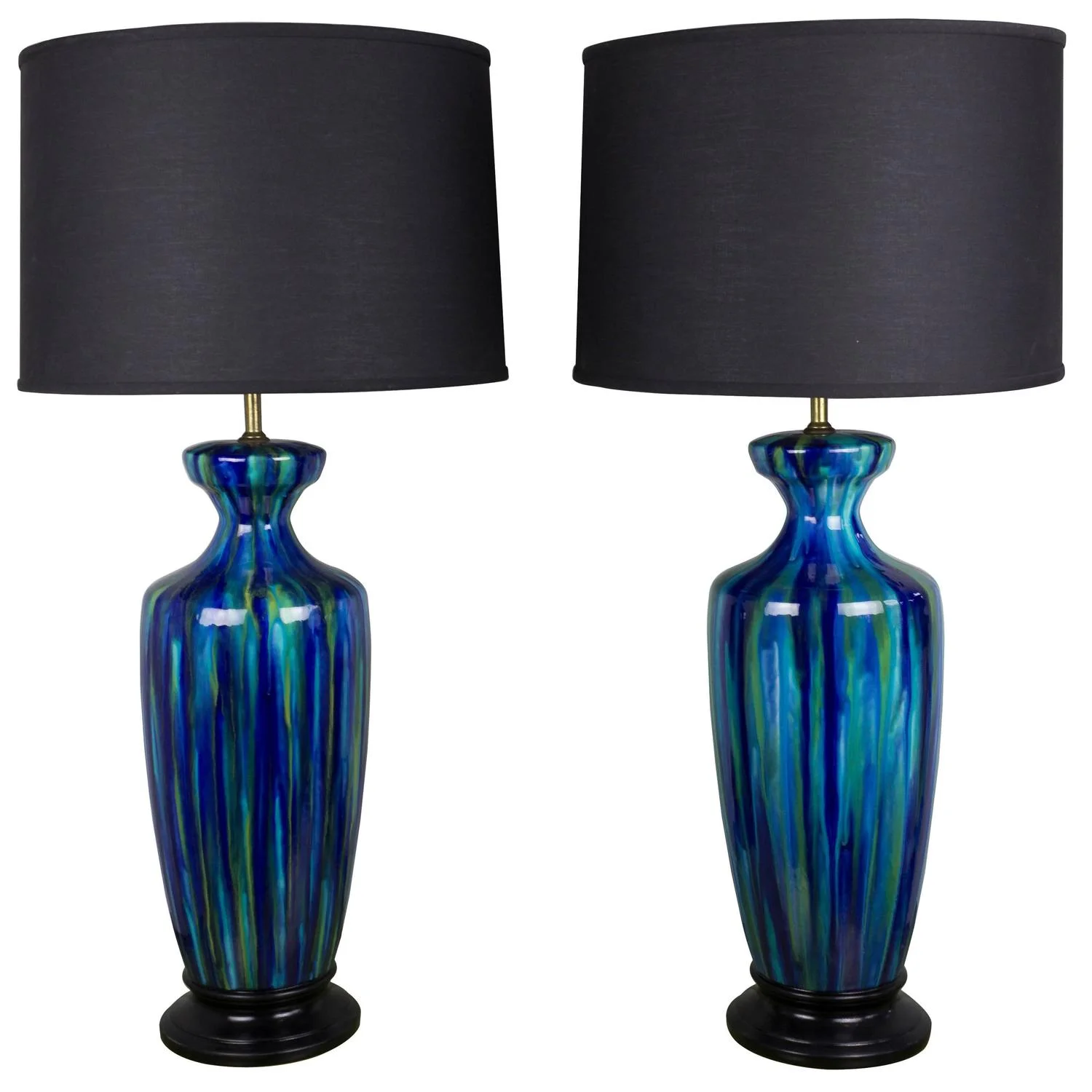 modern blue lamp
