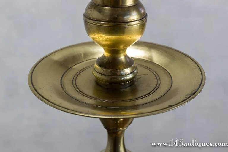 Tall French 1940s Bronze and Brass French 1940's Table Lamp  (LT0106-01)