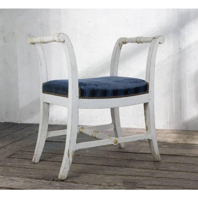 Small French Empire Style Bench  (SB0408-03)