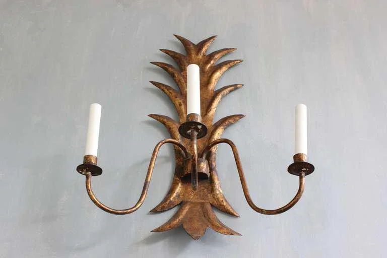 Large Spanish Gilt Sconce  (LS0402-02)