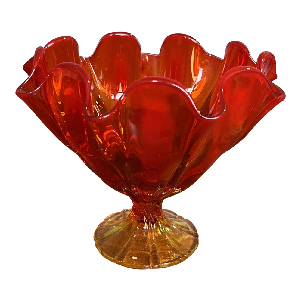 Mid Century Modern Glass Vase by Viking (H1221-01) — 145 Antiques