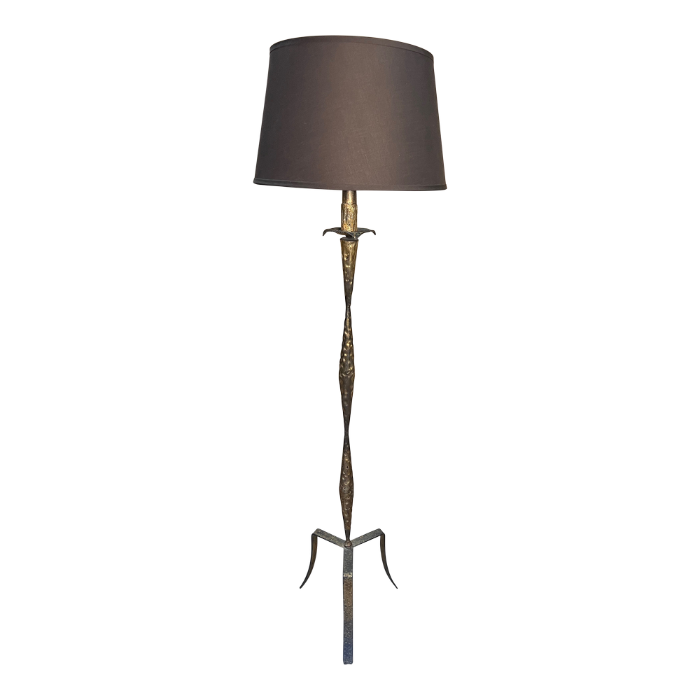 LAMP WITH TRIPOD BASE - Black