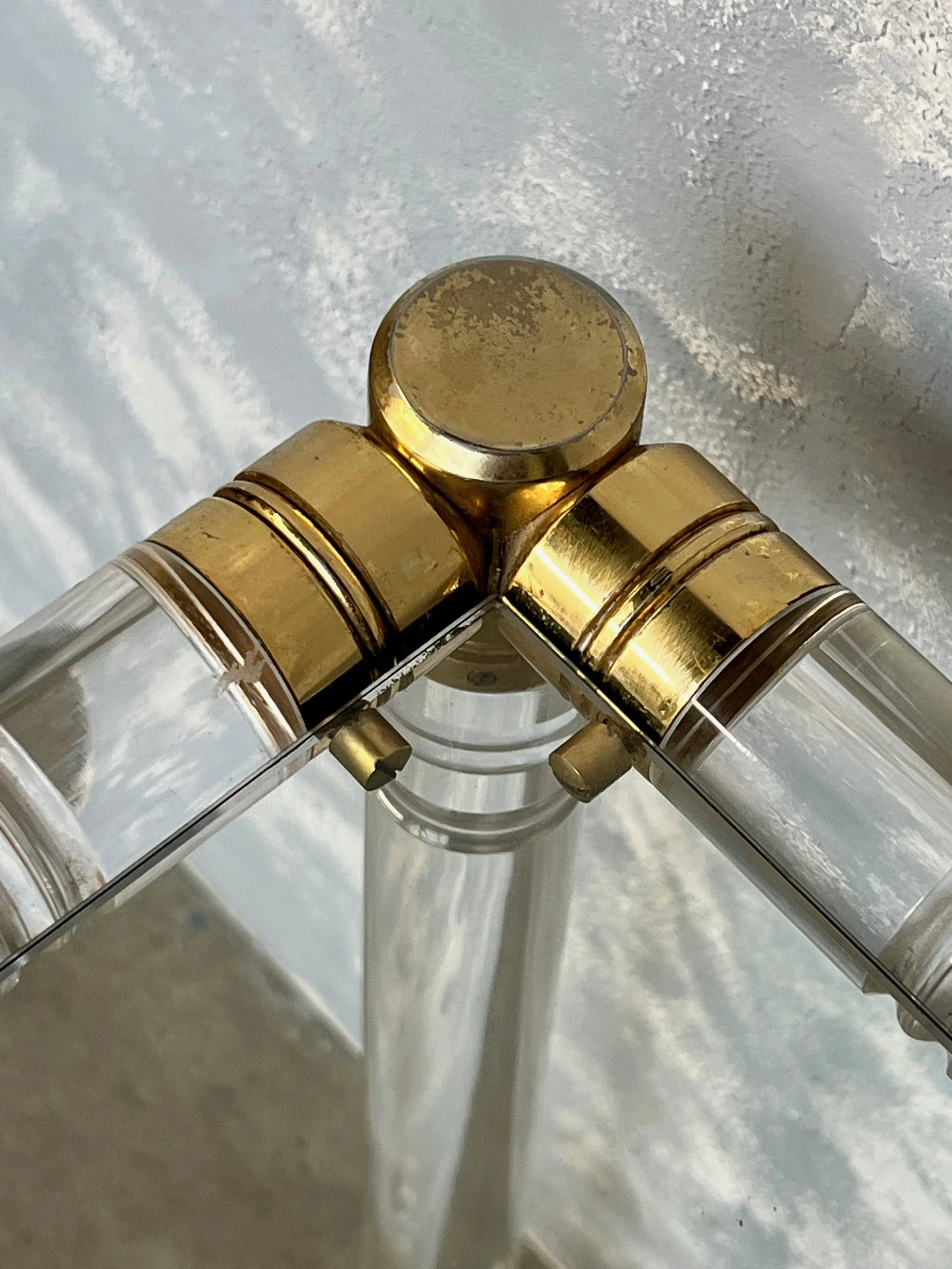 French Mid-Century Modern Plexiglass Bar Cart  (BC0517-05)