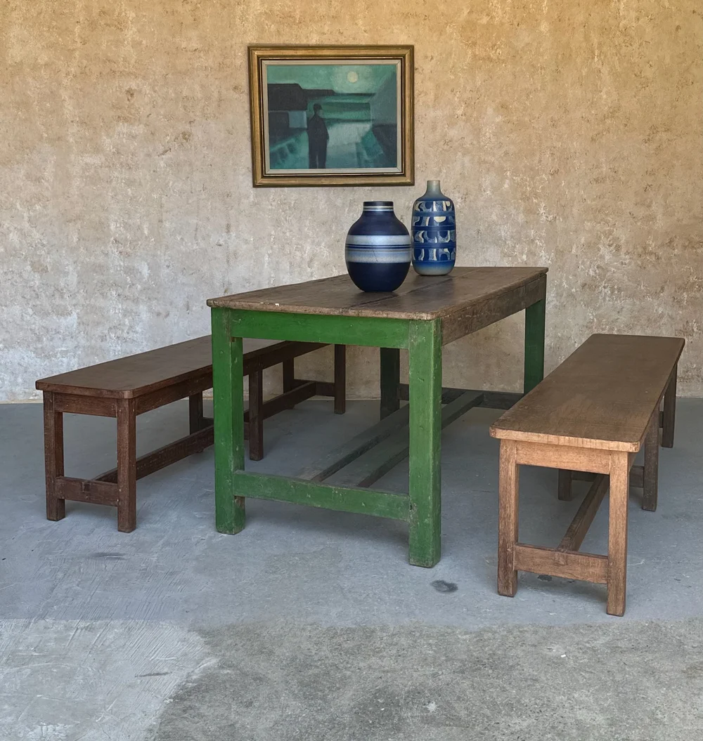 vintage benches & stools — 145 Antiques