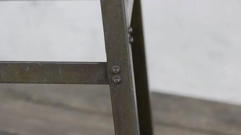 20th Century Industrial Factory Stool With Green Legs  (SX1211-03)