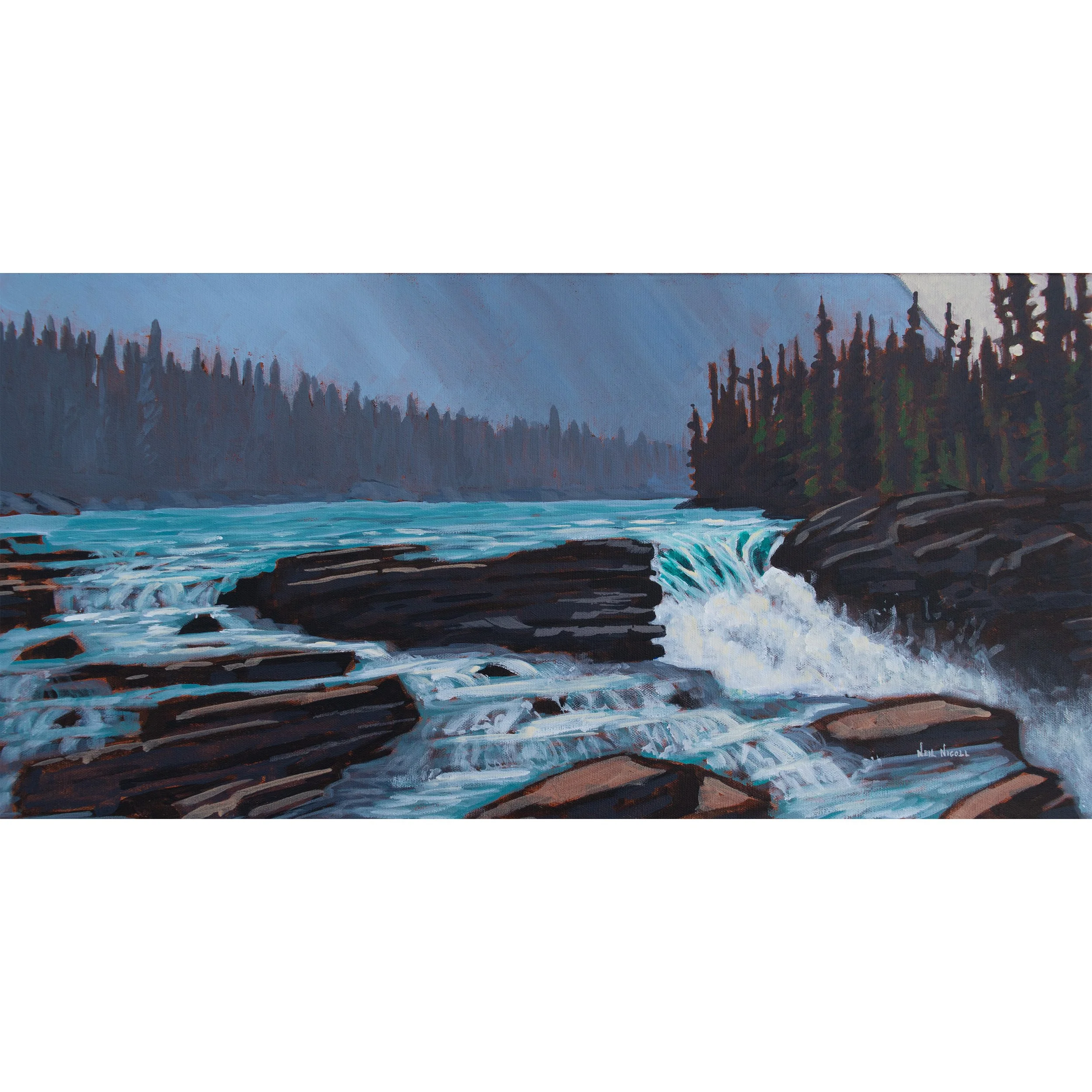 Thunderous Athabasca Falls: Origins