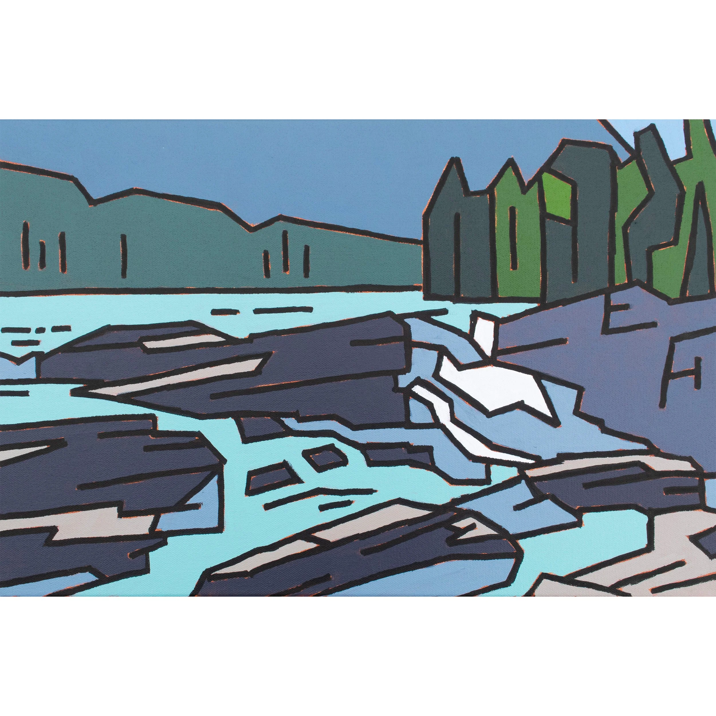 Shapes of Athabasca Falls