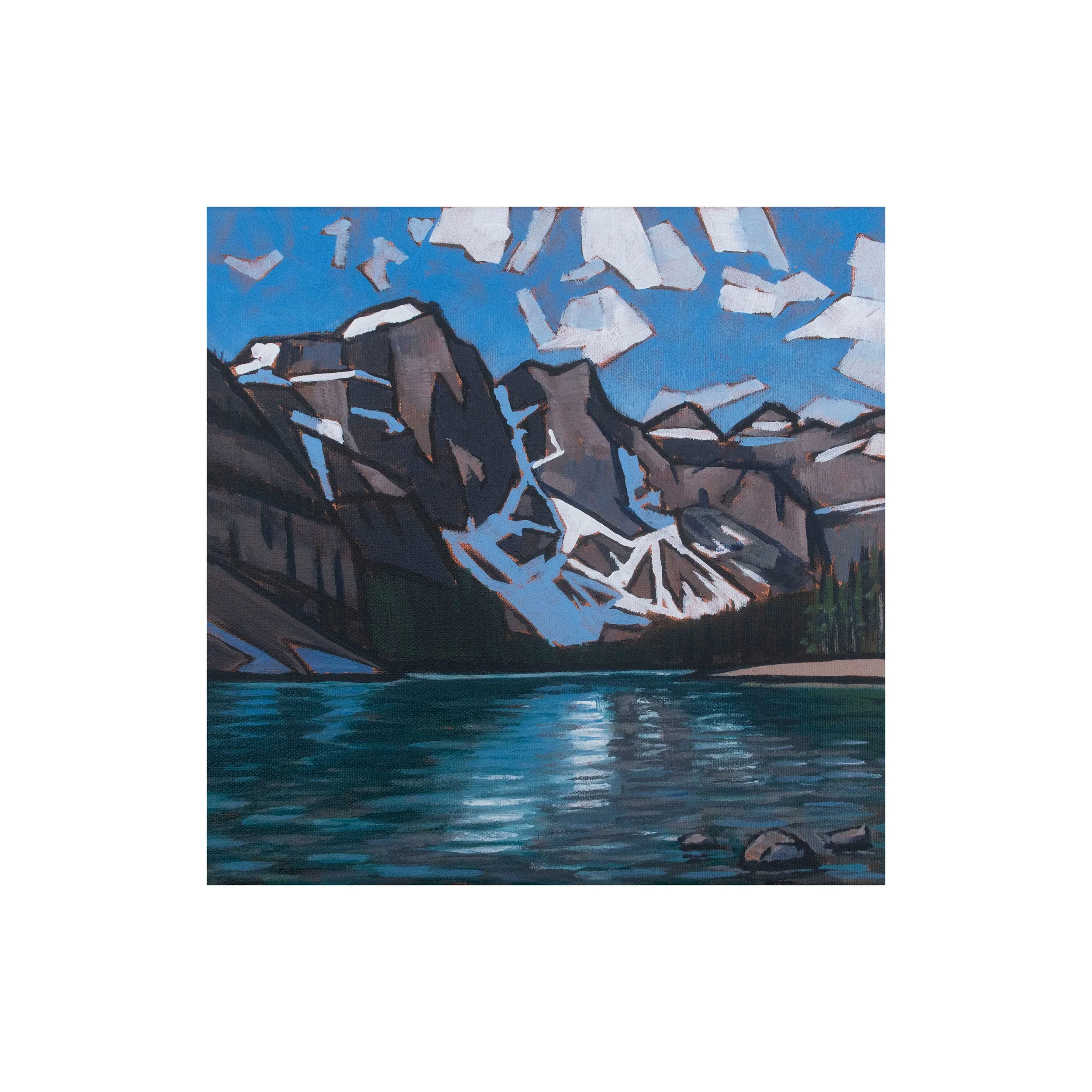 Peaks above Moraine