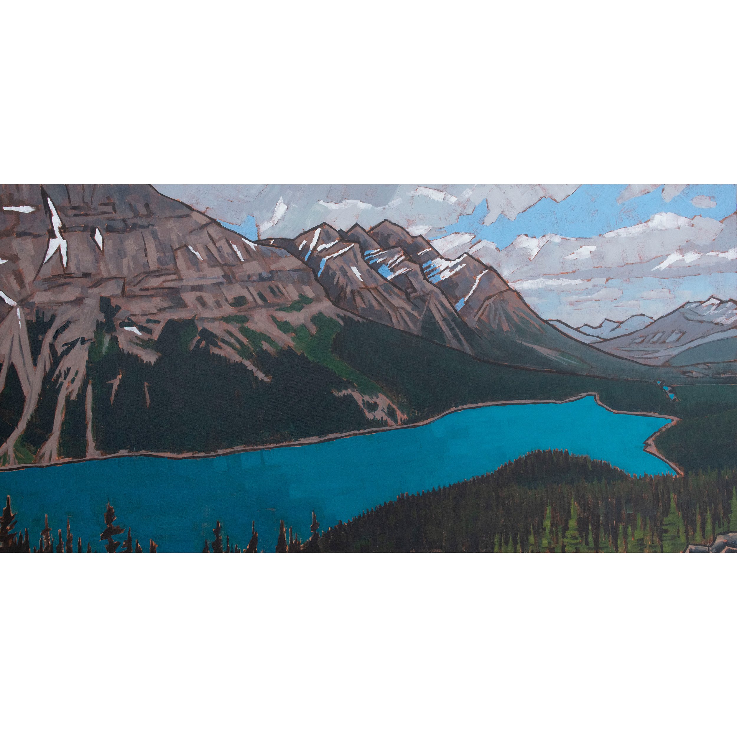 Peyto's Rugged Peace