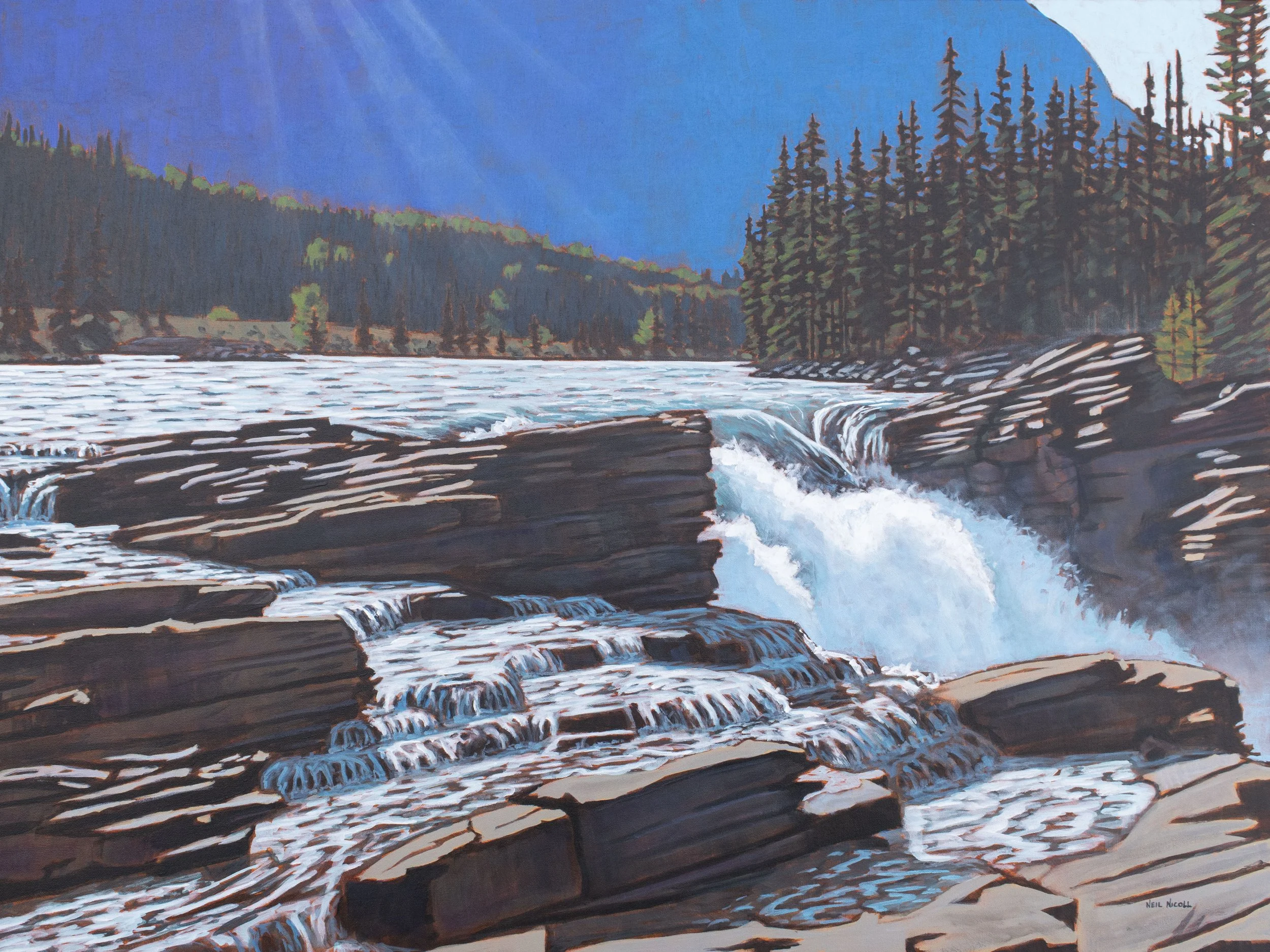 2025-04 'Spring Surge at Athabasca Falls'.jpg