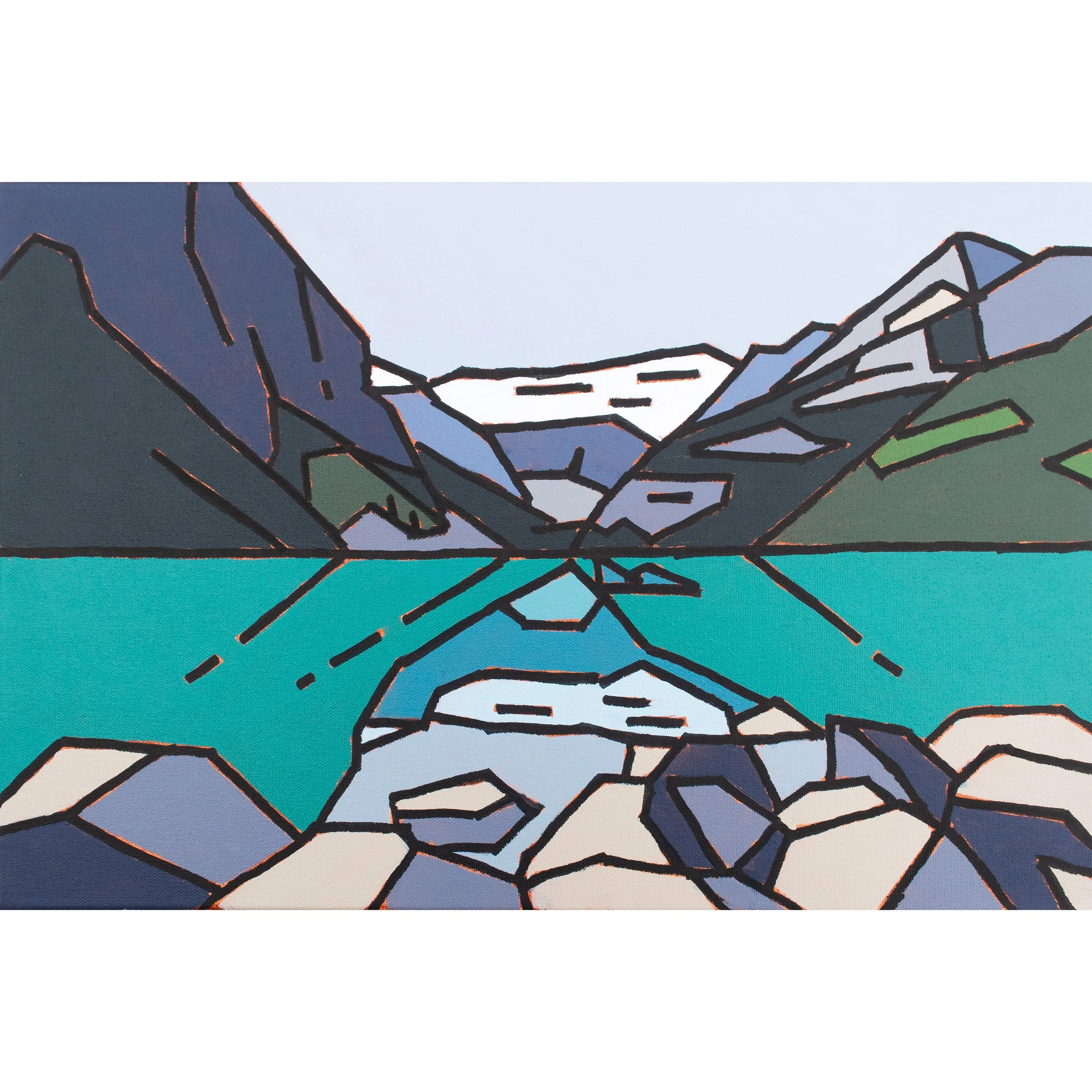 Shapes of Lake Louise IV