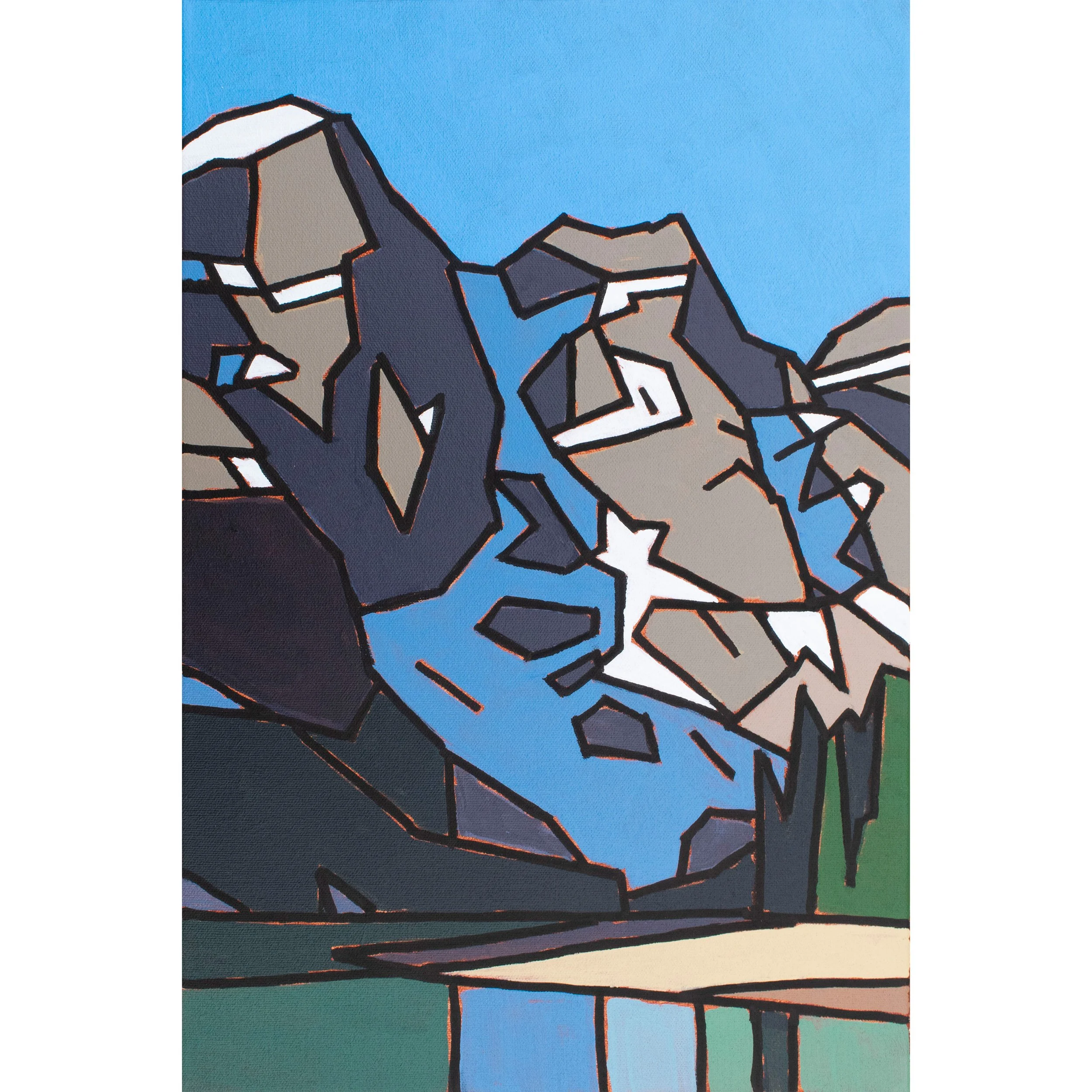 Shapes of Moraine Lake IV