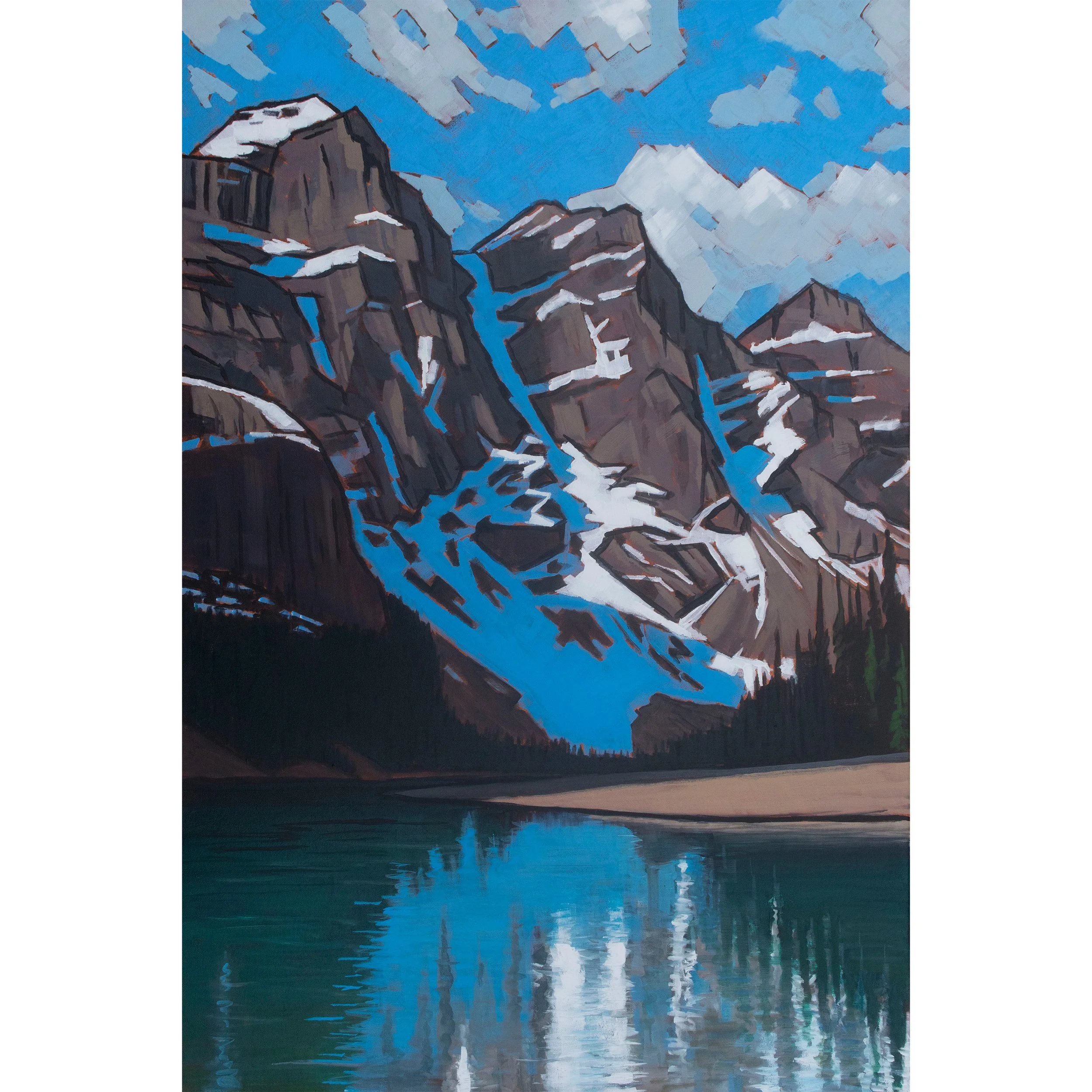 Sculpted Summits of Moraine