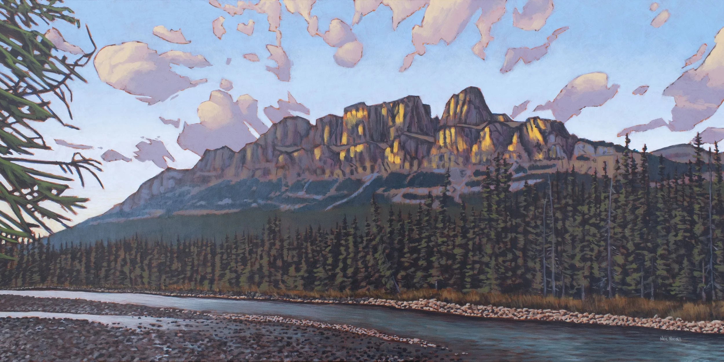 2025-03 Golden Dusk over Castle Mountain.jpg