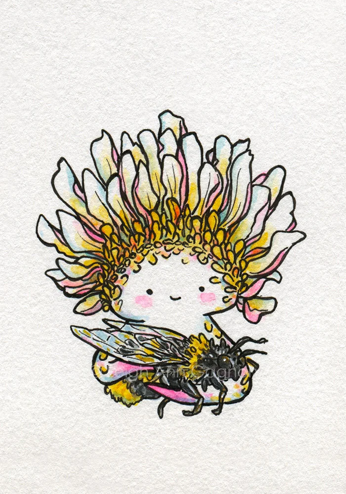Flower and Bee-w.jpg