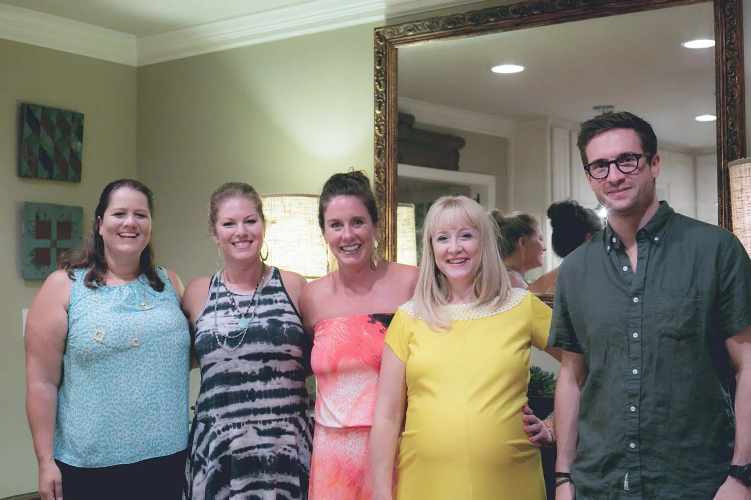 Photo Credit: Kalai Kennedy L-R: Ashleigh Timmerman; Hostess, Suzanne Martensen (Stems & Styles); Ashley Berkery; Angela Karen (Angela Karen Photography); Kirk Atkinson (Macel's Best Man!) 