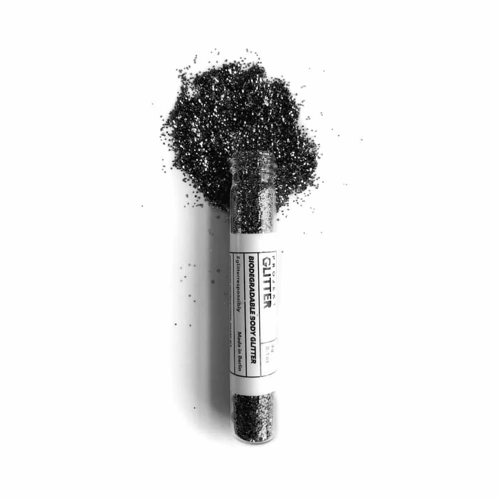 Fine Black Glitter Projekt Glitter