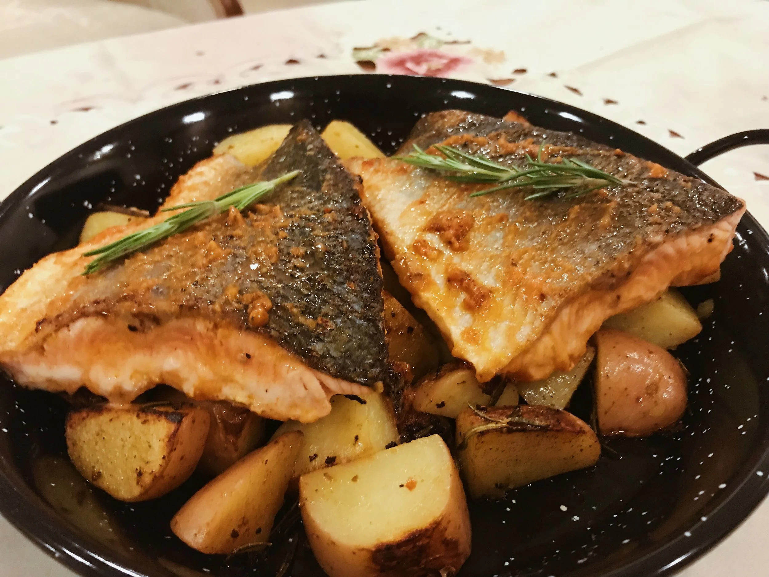 Tizi's One Pot Party | Miso Salmon and Potatoes