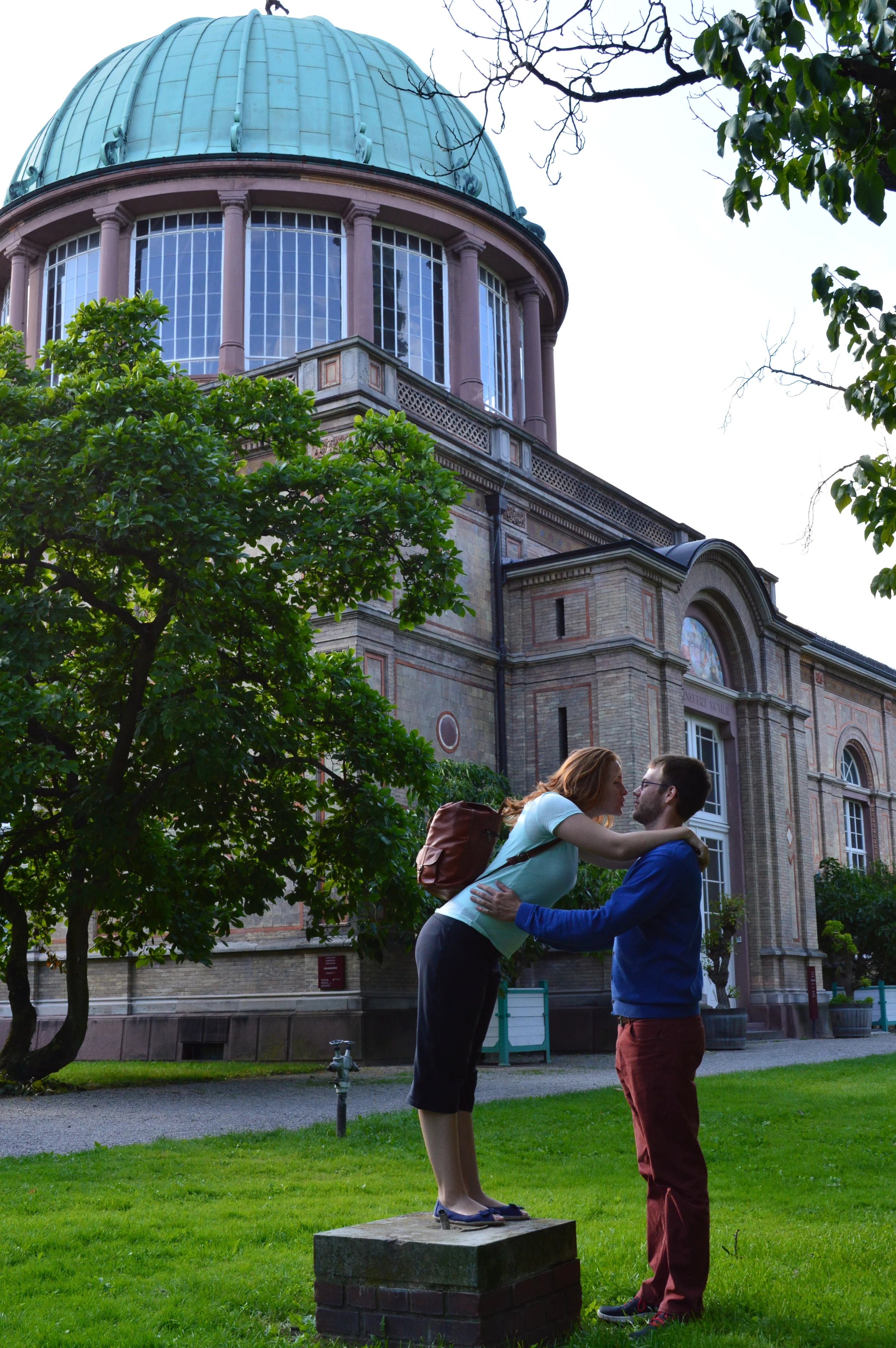  Come to Karlsruhe, Germany for the castle gardens and a smooch while you're at it! 