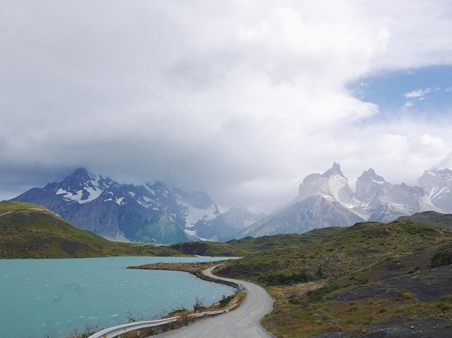 We shared a sense of relief riding away from the last of the mega Patagonia attractions. Although one of the most impressive vistas of the trip, Torres del Paine shows the wear of its 200,000 annual visitors. #portlandtopenguins