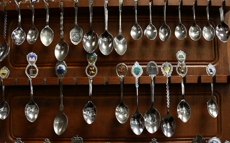 Vintage antique spoon collection