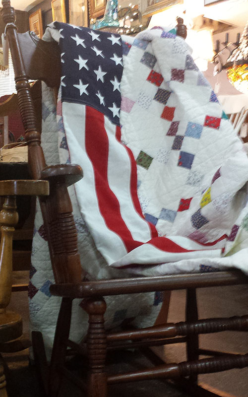 William Driver hid Old Glory during the Civil War by having it sewn into a bed quilt.