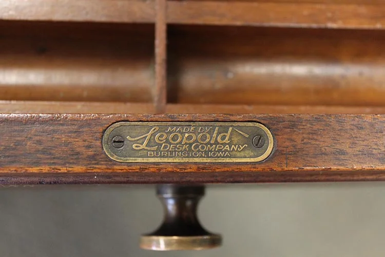 Past & Present Home GalleryMeet the Characters Antique Leopold Desk